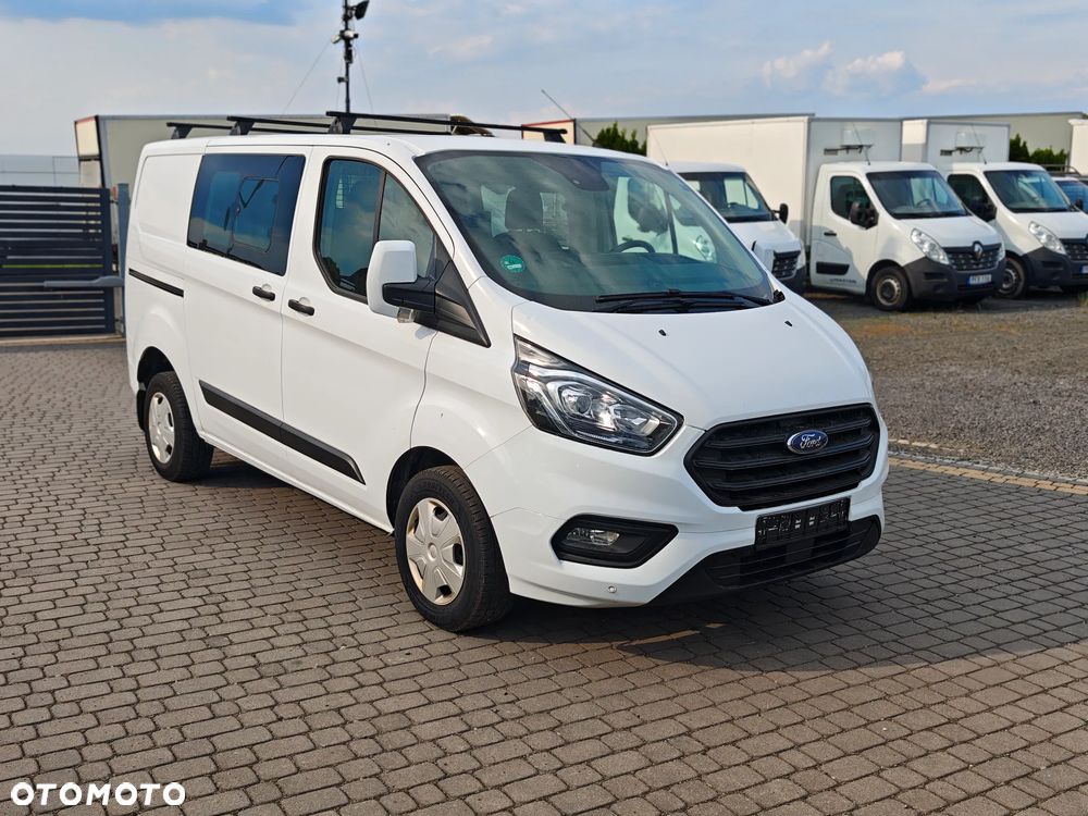 Ford Custom Doka Brygadówka Klima 6 miejsc Hak Bezwypadkowy - 2