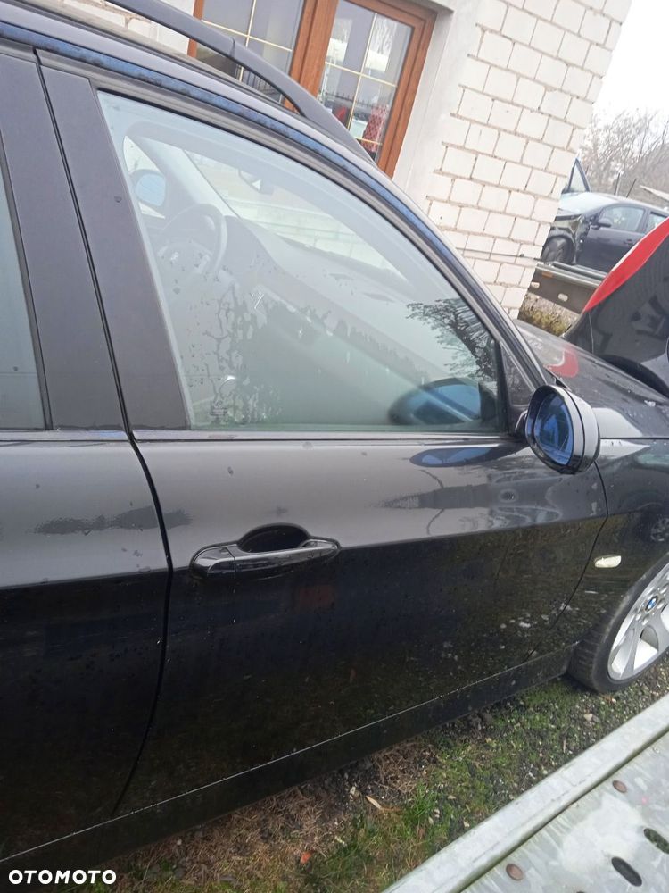 Drzwi lewe prawe przednie tylne BMW E91 czarne 475/9 - 6