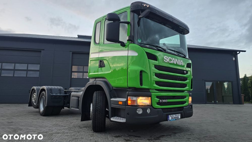 Scania G360 6x2 13litrowy 6cyl ful air 3.9 rozstaw idealna rama do zabudowy pod beczkę asenizacyjną, mleko, wywrotka - 5