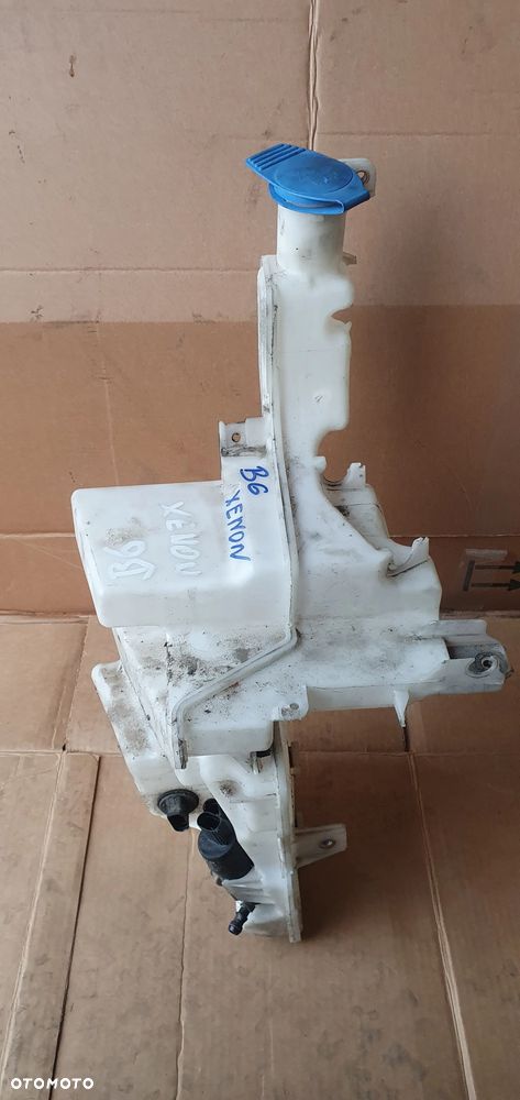 Zbiorniczek płynu spryskiwaczy pompki XENON VW Passat B6 3C0955453N - 4