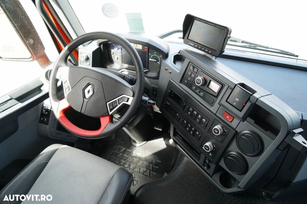 Renault C 430 / 6x4 / LIVRARE 6.2 M + CUPTOR HIAB X-DUO 188 / EXTENSIE 15 M / RADIOCOMANDĂ / FURCĂ / ROTATOARE - 31