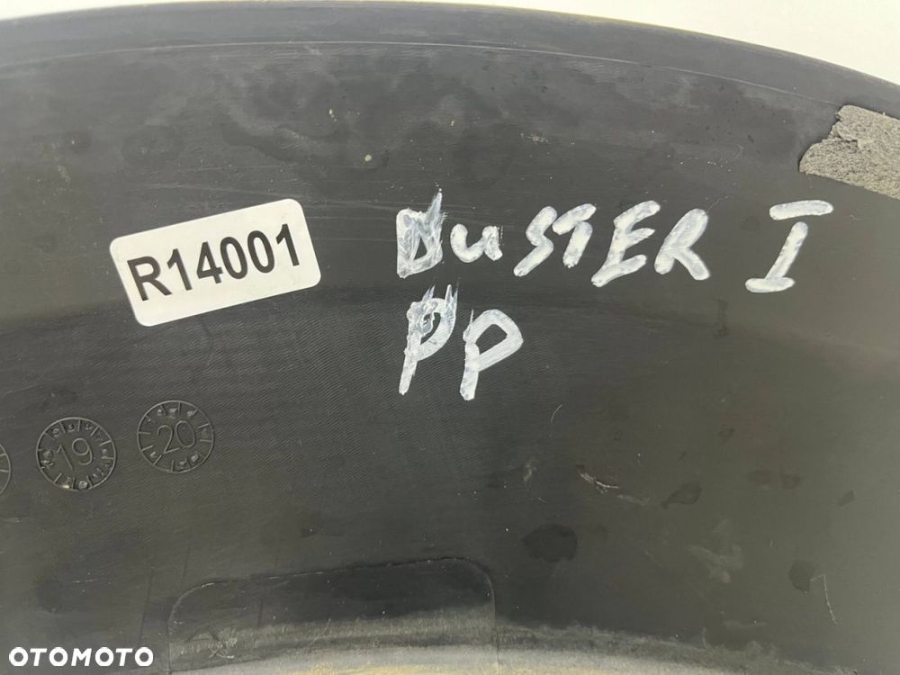Listwa Dacia Duster I 10-17r. prawy przedni rant nadkola błotnika nakładka 8201653108 960169632 - 13