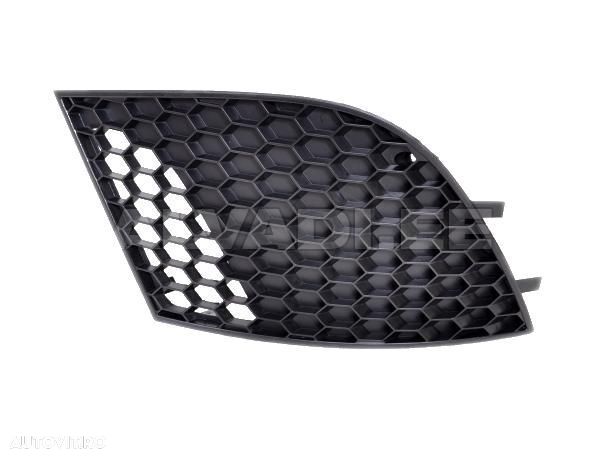 Grila bara fata Seat Ibiza/Cordoba (6L), 05.2006-04.2008, Stanga, 6L0853665K01C, 6731271R fara locas pentru proiectoare - 1