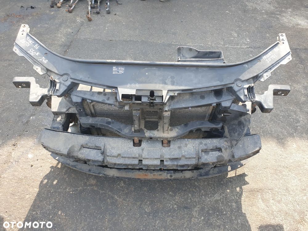 PAS PRZEDNI WZMOCNIENIE CZOŁOWE KOMPLET CHŁODNIC VW PASSAT B6 2.0 TDI - 1