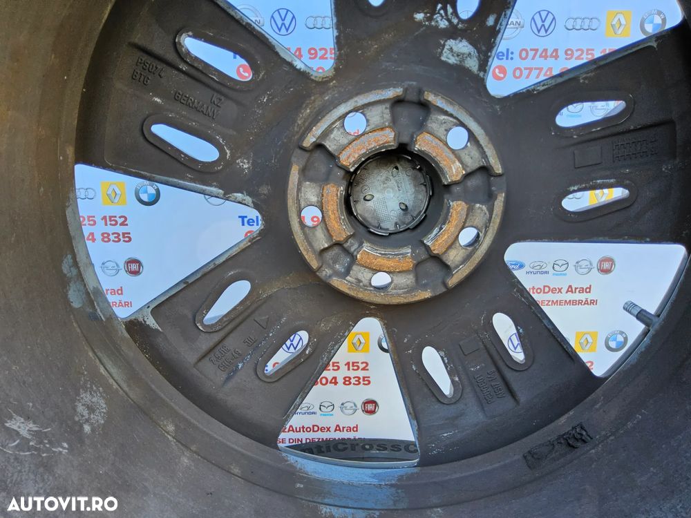 Jante aliaj Peugeot 3008 R18 308 508 5008 Citroen c4 c5 jante cu anvelope 225/55/r18 continental - 13