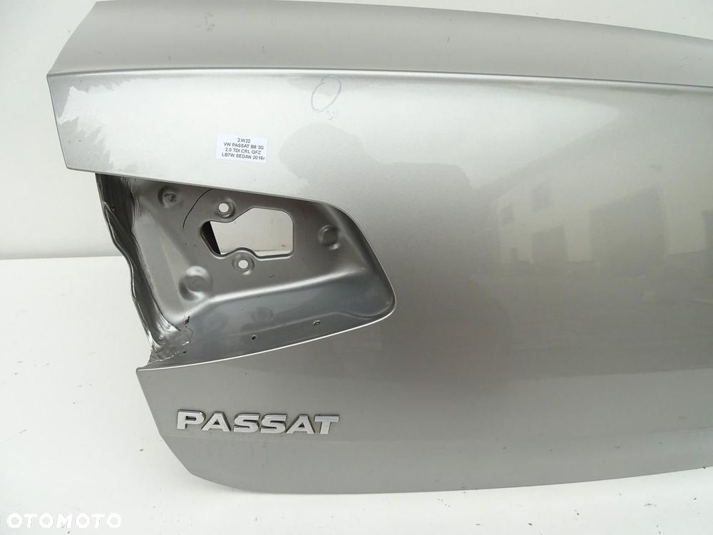 KLAPA TYŁ TYLNA BAGAŻNIKA LB7W VW PASSAT B8 3G SEDAN 14-22r - 9