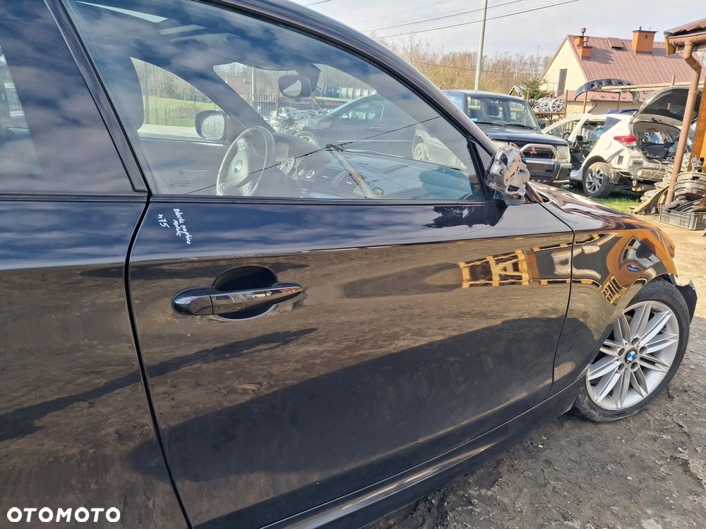 BMW E81 08 DRZWI PRAWE PRZOD BLACK SAPHIRE 475 - 2