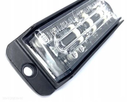 2x lampa strobopowa strobo 4 led blue niebieska policja straż uniwersalna - 4