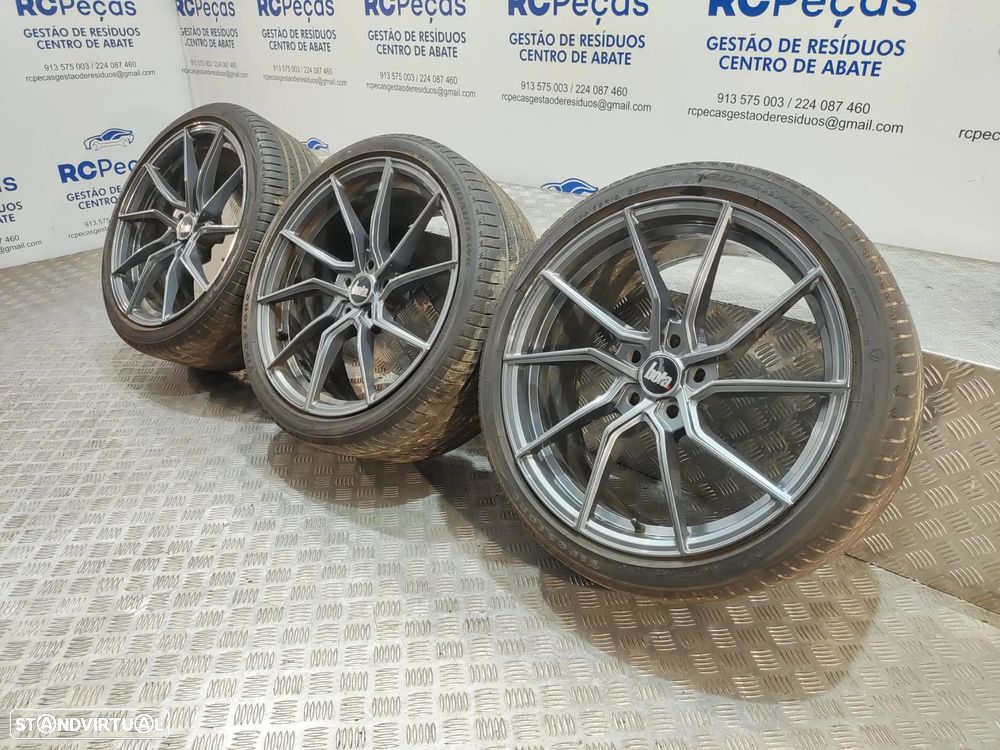 Conjunto 3 Jantes 19 Originais Bola Wheels B25 Gloss Gunmetal 8,5J ET25 5x112 - 3