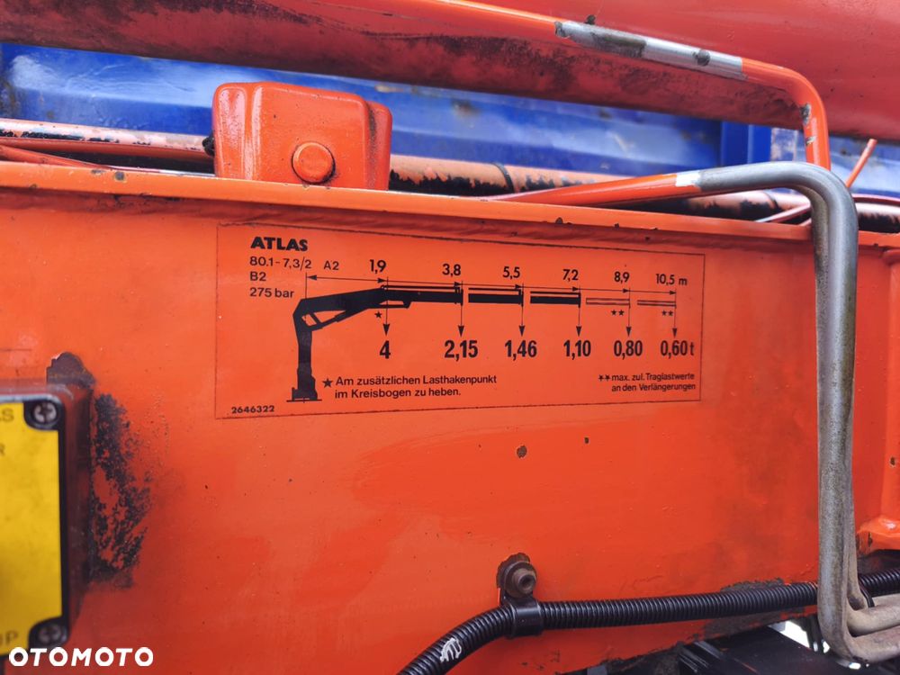 MAN 18-224 4x4 hds Atlas 80.1 7,2m balony do energetyki 7 miejsc - 5