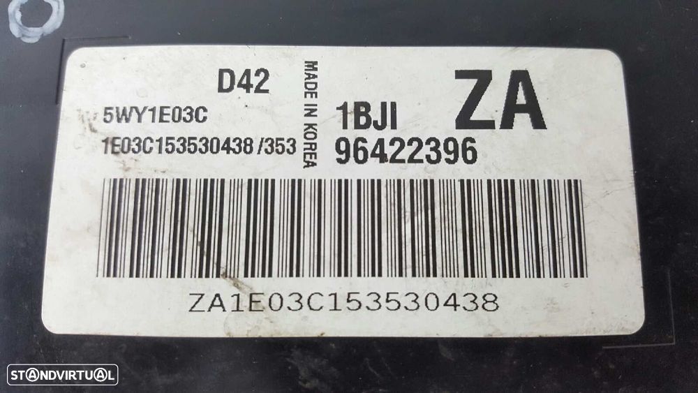 CENTRALINA DO MOTOR UCE CHEVROLET LACETTI 1.6 CAT - 5