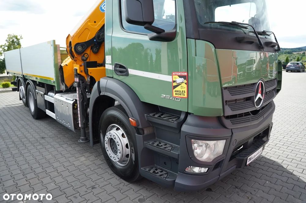 Mercedes-Benz ANTOS 2540 / 6x2 / SKRZYNIOWY 6,4 M / HDS EFFER CRANE 265 / MAX UDŹWIG 7 475 KG / PILOT / OŚ SKRETNA -PODNOSZONA / EURO 6 - 16