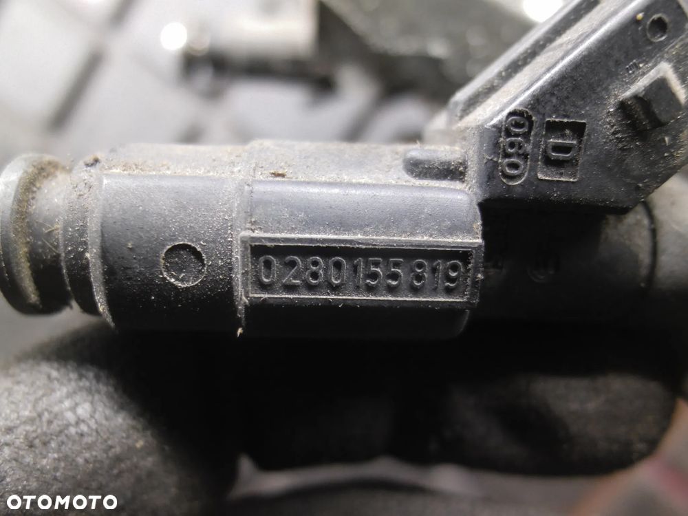 LISTWA WTRYSKOWA WTRYSKI FORD FOCUS MK1 1.8 16V 0280155819 POSIADAM 4 KOMPLETY - 6
