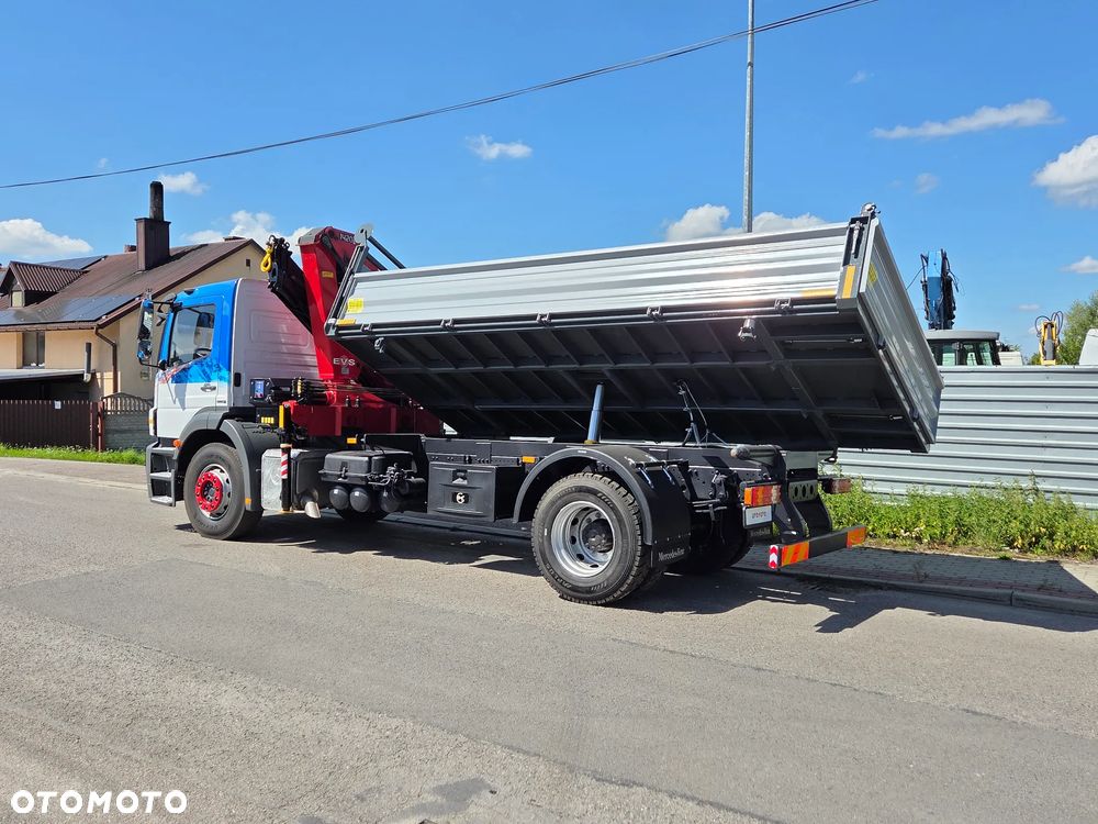 Mercedes-Benz AXOR 1824 // HDS HMF 1420-K3 3 WYSUWY + PILOT // NOWY KIPER // ŻURAW DŹWIG CRANE KRAN - 20