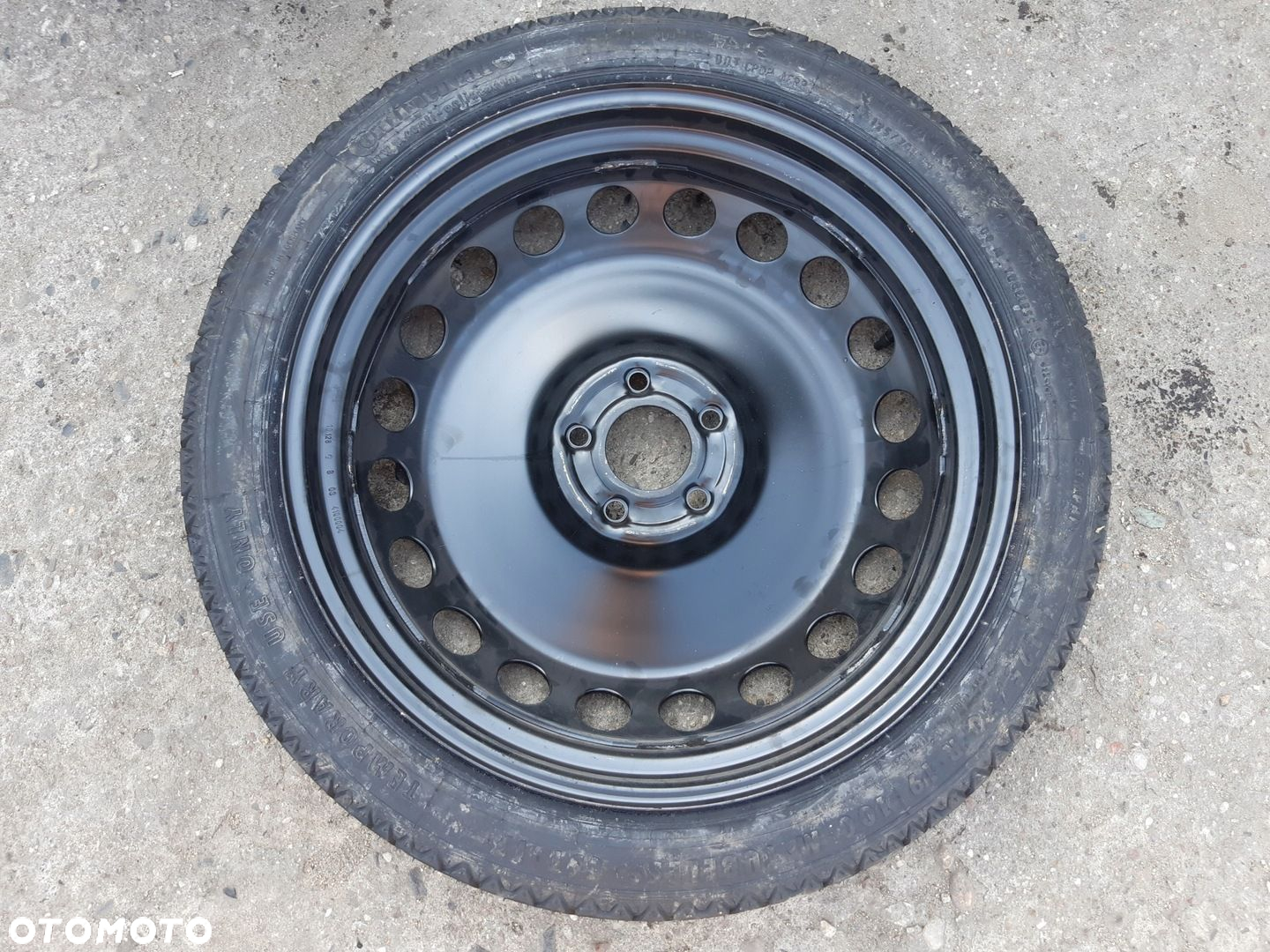 AUDI A4 B8 A5 8T KOŁO DOJAZDOWE CONTINENTALT 125/70 R19 8K0601027 - 2