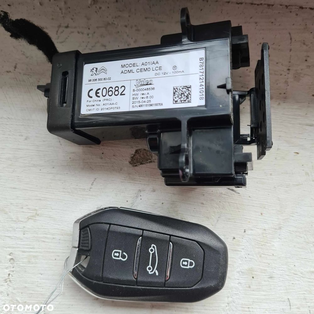 CITROEN C4 PICASSO II STACYJKA KLUCZYK - 5