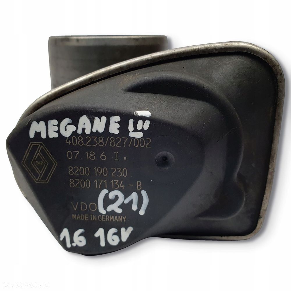 PRZEPUSTNICA Renault Clio Megane III 1.6 16V 8200190230 8200171134B - 8