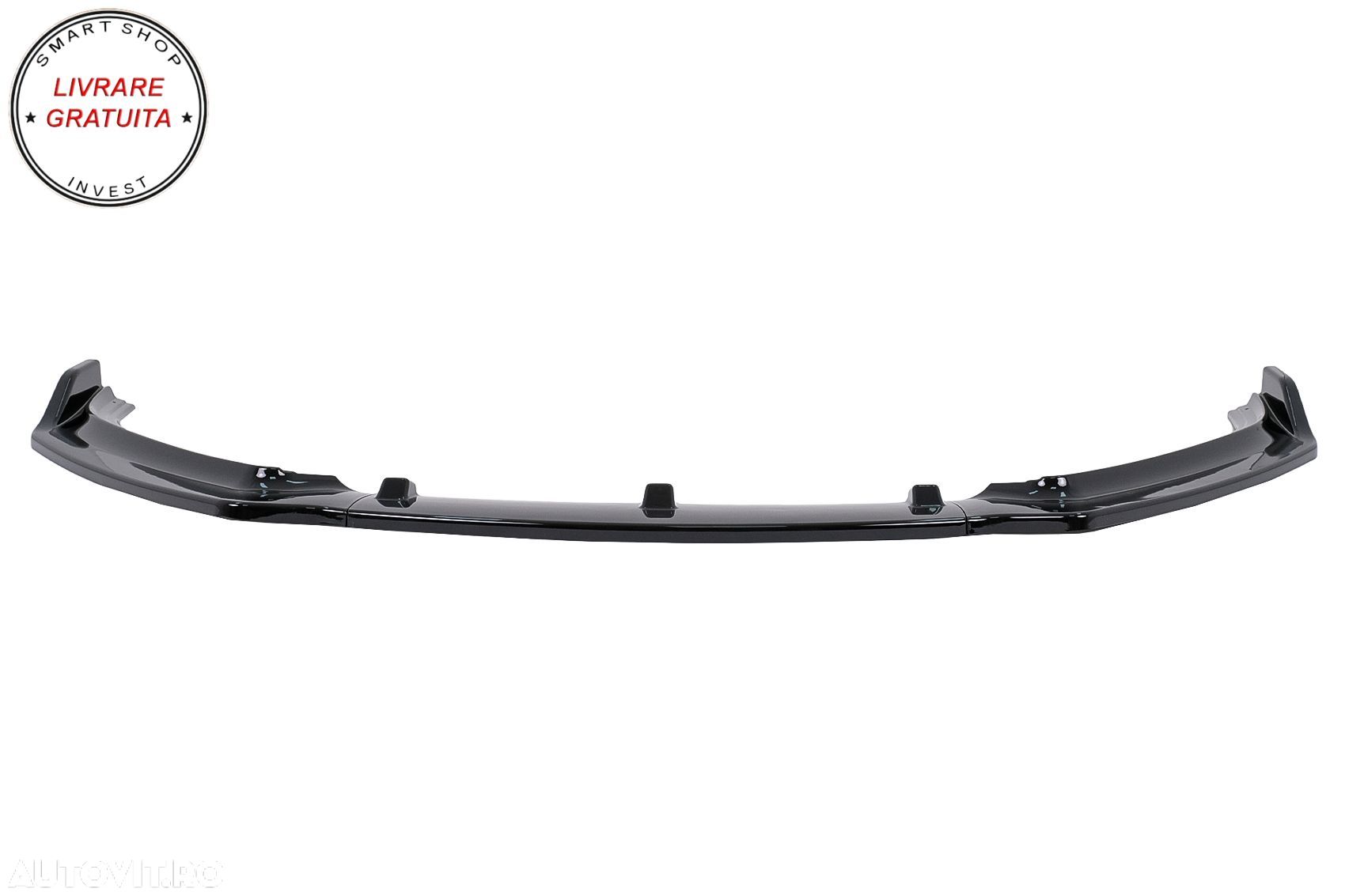 Prelungire Bara Fata VW Polo 6R 6C Facelift (2009-2017) Negru Lucios- livrare gratuita - 1