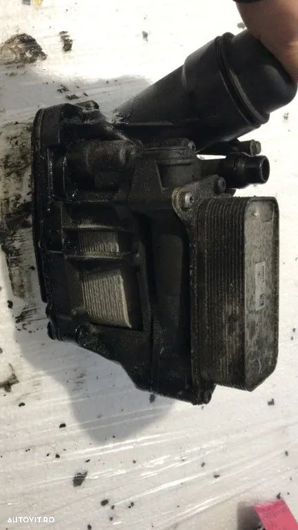 Carcasa filtru ulei cu termoflot racire ulei BMW Seria 3 f30, Seria 5 F10, X3 F25 70377355 - 2