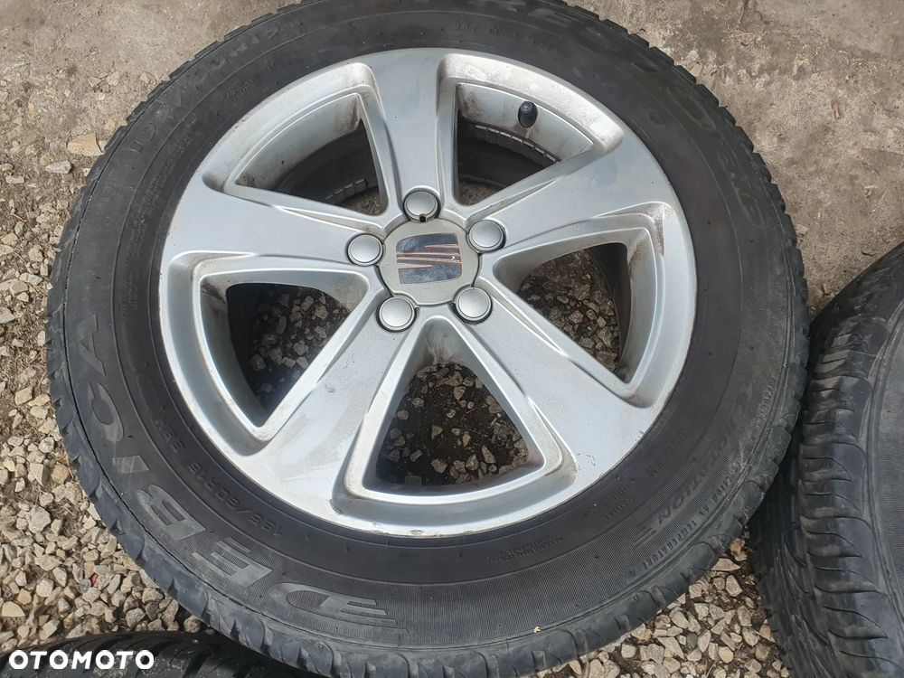 FELGI ALUMINIOWE SEAT IBIZA 5X100   X15 ET 43 X 6 J  6L0601025R   OPONY 195/60 R15   6.4 MM - 6