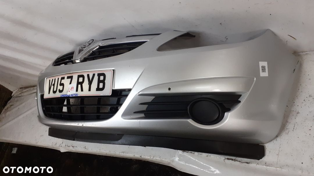 } ZDERZAK PRZÓD PRZEDNI DO OPEL CORSA D Z157 SREBRNY - 3