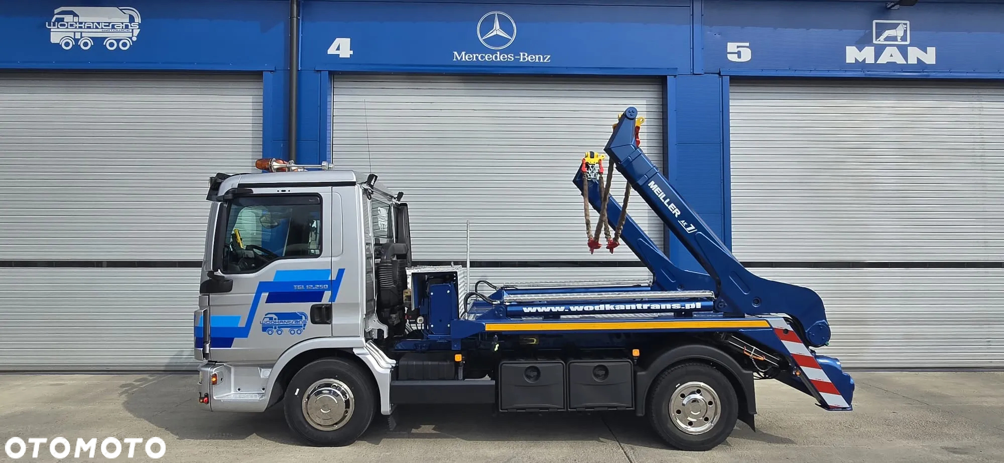 MAN TGL 12.250 bramowiec MEILLER AK 7 NT import Niemcy specjalny - 5
