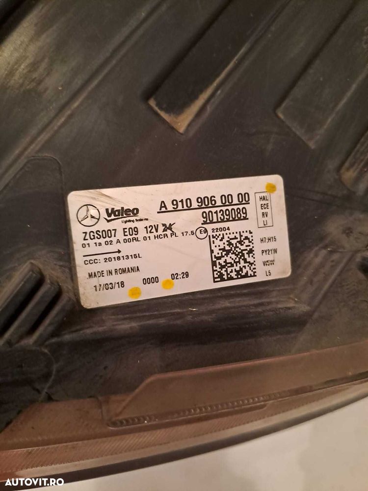 Far stanga original Mercedes Sprinter an 2019-2022 - 5