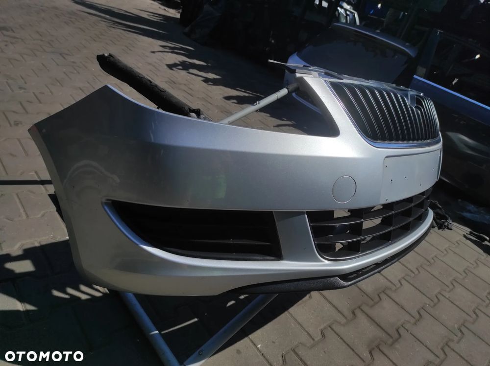 ZDERZAK PRZÓD PRZEDNI SKODA FABIA 2 LIFT ROOMSTER LA7W 9156 SREBRNY WYSYŁKA !!!! - 5