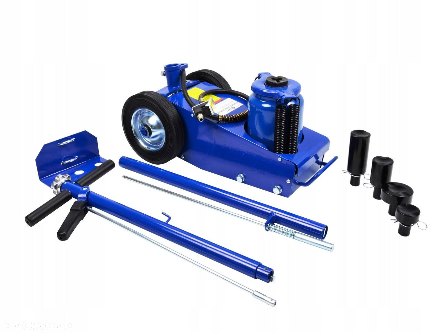 GEKO PODNOŚNIK PNEUMATYCZNY UDŹWIG DO 35 TON 257-527mm DWA KOŁA 8" G02061 - 4