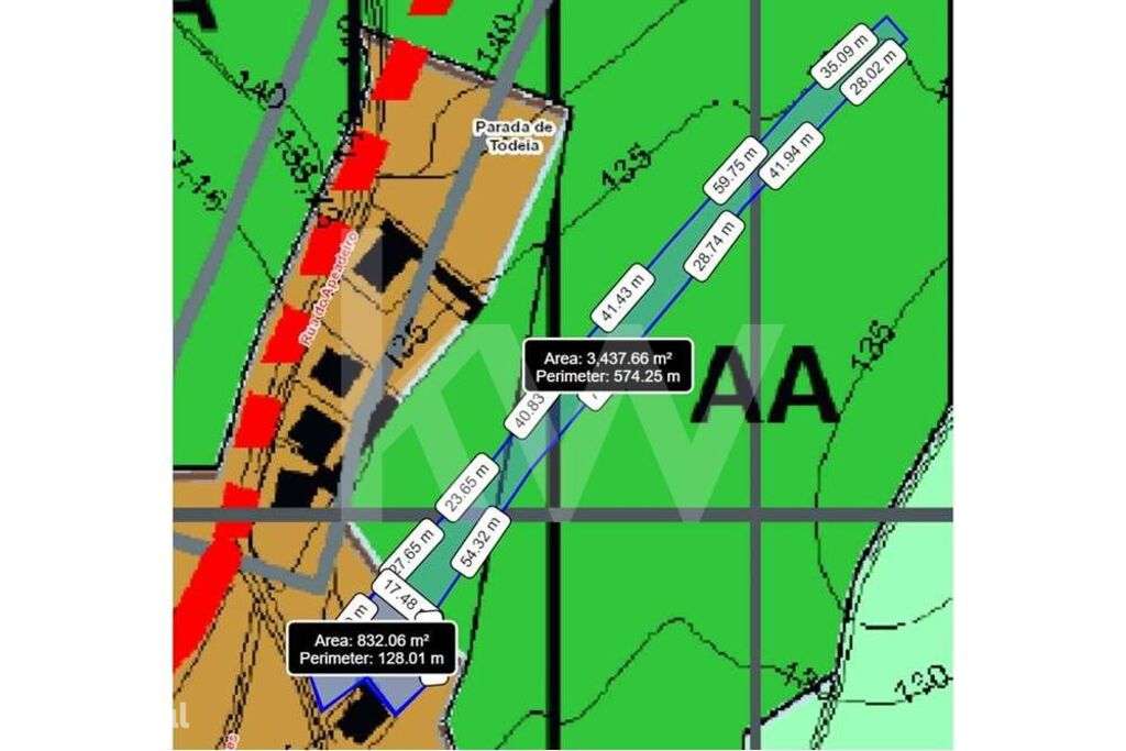 Terreno c/3780 m2 | Estação de comboio | Moradia 4 frentes | 30 min. d - Grande imagem: 3/9