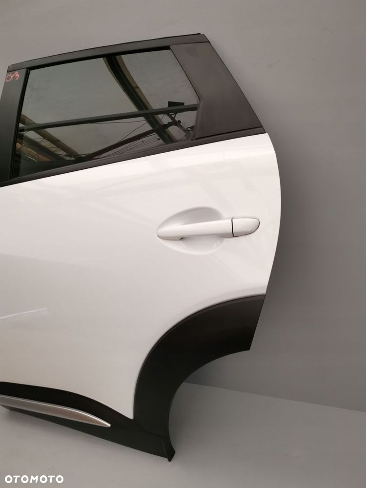 MAZDA CX-3 CX3 DRZWI TYL TYLNE LEWE BIAŁA PERŁA 25D - 2