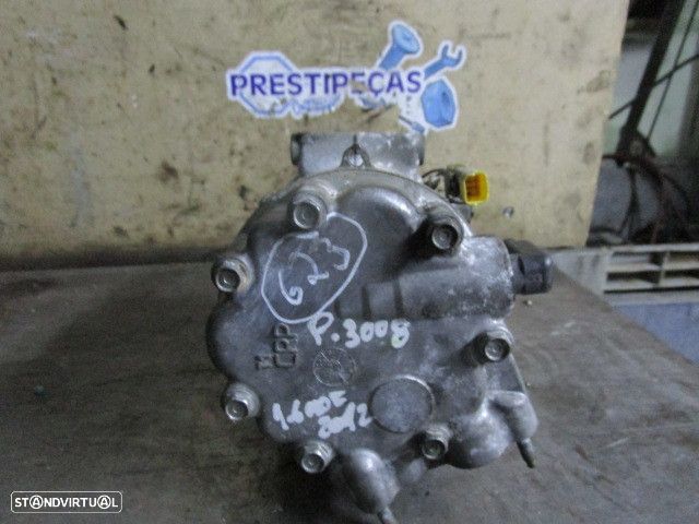Compressor AC 9684432480 PEUGEOT 3008 2012 1.6 HDI PEUGEOT 3008 2009 1.6HDI 109CV 5P BRANCO CITROEN C4 PICASSO 2009 1.6HDI 110CCV 5P PRETO SANDEN - 2