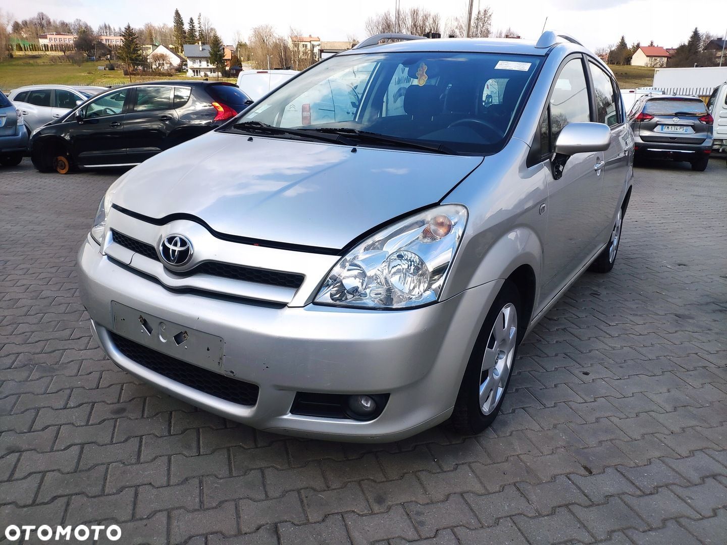 COROLLA VERSO II ZDERZAK PRZÓD MASKA BŁOTNIK LAMPA 04-08 1C0 1CO PAS ATRAPA - 1