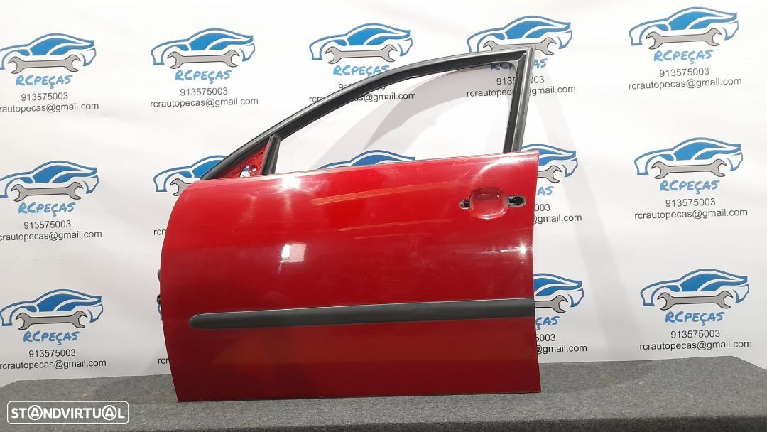 PORTA FRENTE FRONTAL ESQUERDA SEAT IBIZA 6L FECHO ELEVADOR MOTOR PUXADOR VIDRO - 2