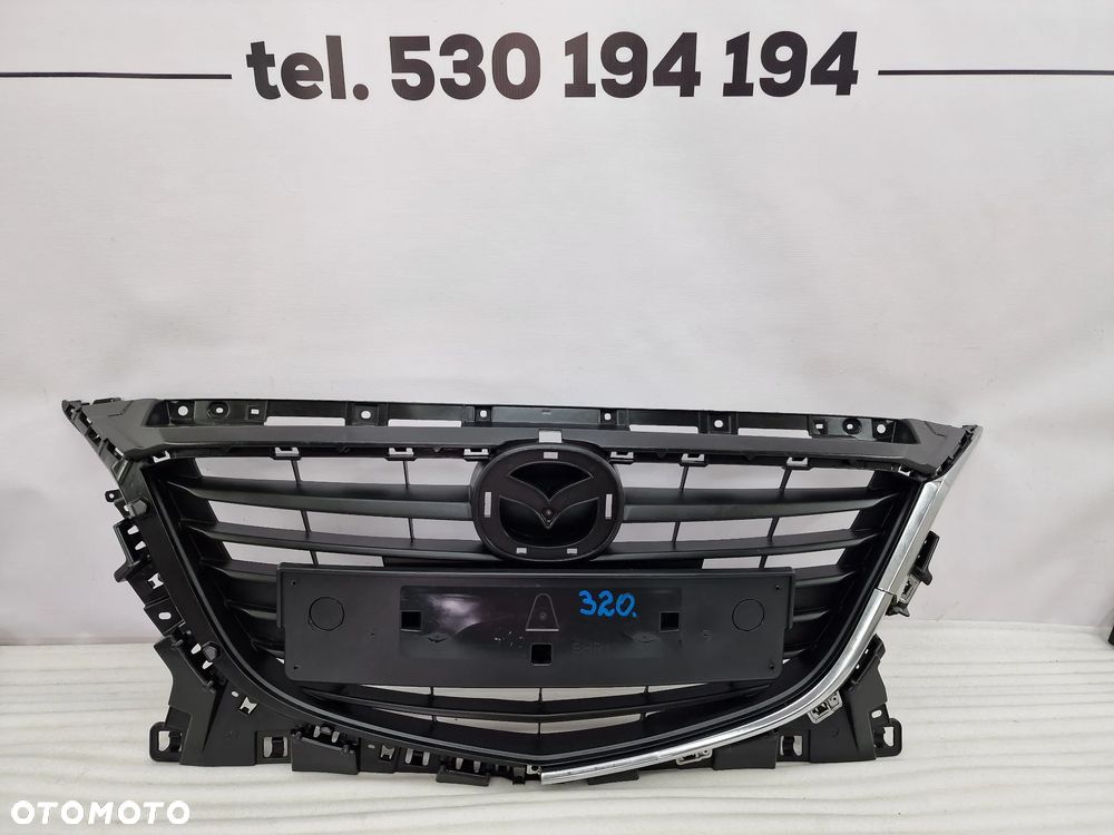 MAZDA III 3 BM 13-16 ATRAPA / GRILL PRZEDNI PRZÓD , NR BHN1-50712 , NR AUKCJI GR320 - 1