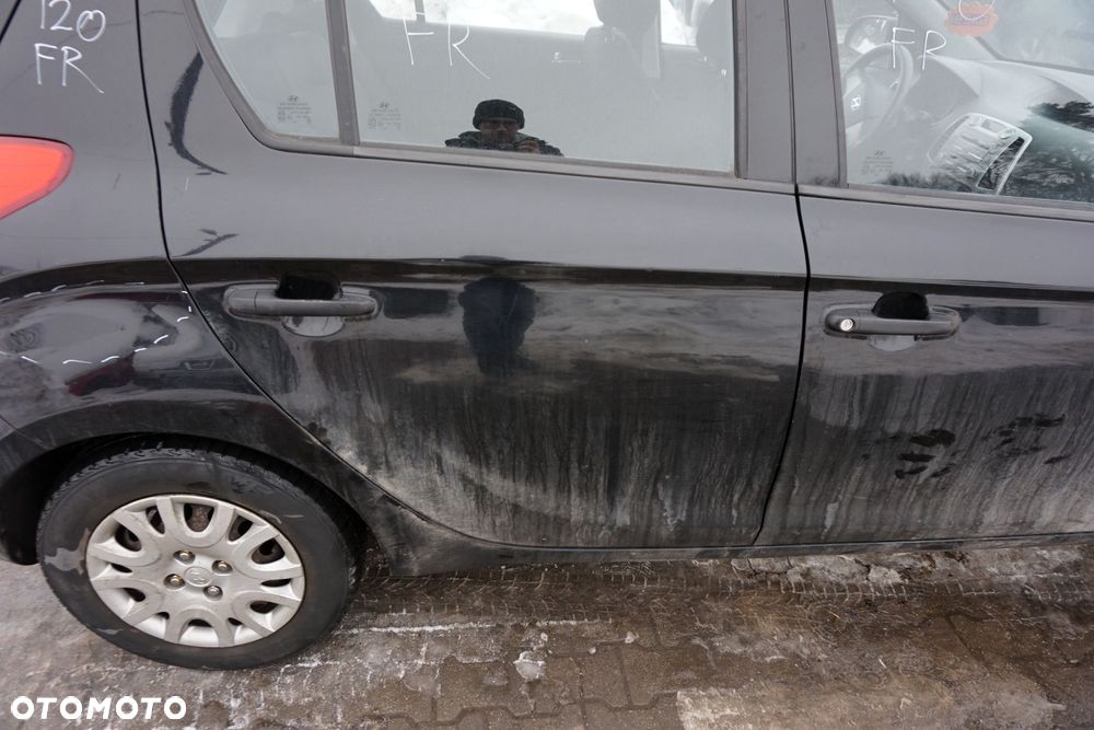 DRZWI TYLNE PRAWE I20 I 5D HB FR  CZARNY HYUNDAI 2008-2012 - 3