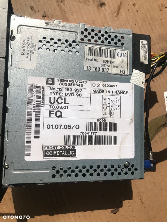 RADIO CD OPEL SIGNUM VECTRA C NAWIGACJA WYŚWIETLACZ 383555646 - 2