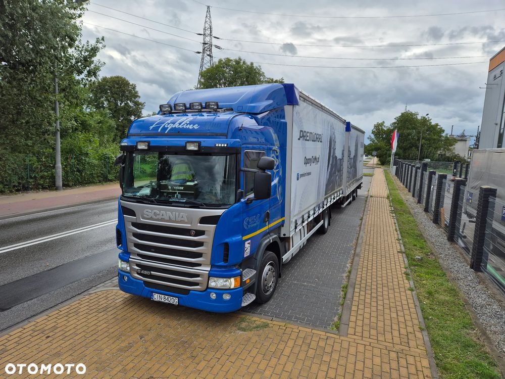 Scania G420HPI ZESTAW PRZESTRZENNY 120m³ 38Epal 2x7,7m- wzorowy stan! - 34
