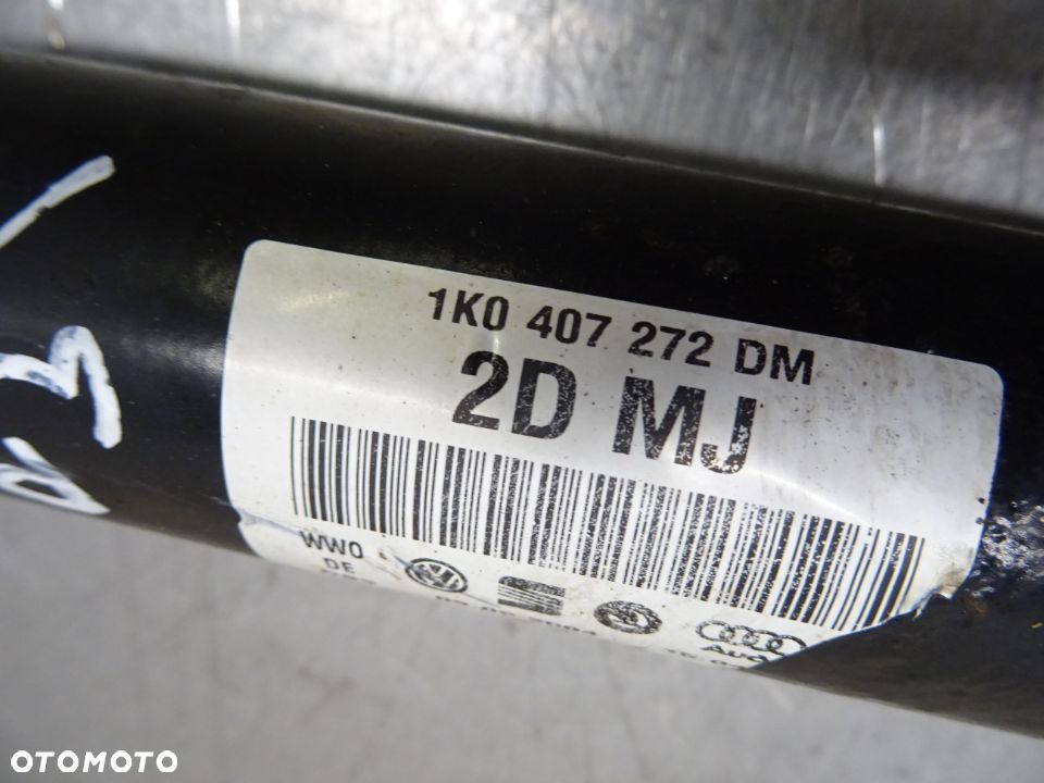 VW GOLF V HB 5D 03-09 1.4 MPI PÓŁOŚ PRAWA PRAWY PRZÓD 1K0407272DM - 3