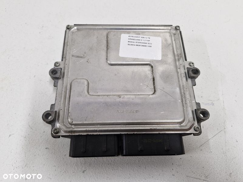 PEUGEOT 308 II 2 T9 GRANDLAND X 1.2 THP MODUŁ STEROWNIK ECU SILNIKA 9829728480 - 4