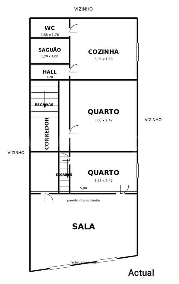 Apartamento T2 / Covilhã, Covilhã - Grande imagem: 3/14