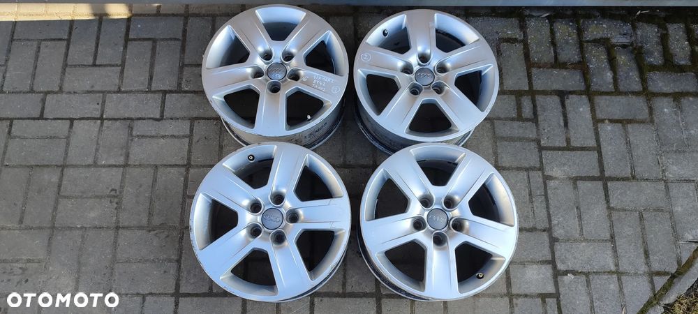 FELGI 5x112 7Jx16 CALI ET42 8E0601025B AUDI A3 A4 A6 KOMPLET fi 57.1 4 SZTUKI KOMPLET - 1