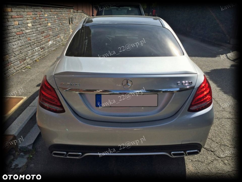 MERCEDES W205 SPOILER AMG LOTKA NA KLAPĘ PODKŁAD!! - 13