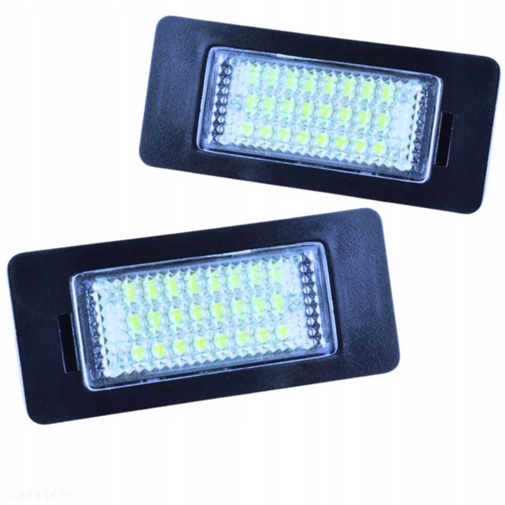 PODŚWIETLENIE TABLICY REJ. LAMPKI LED BMW E39 E60 E61 E90 E91 E92 E93 X5 X6 - 1