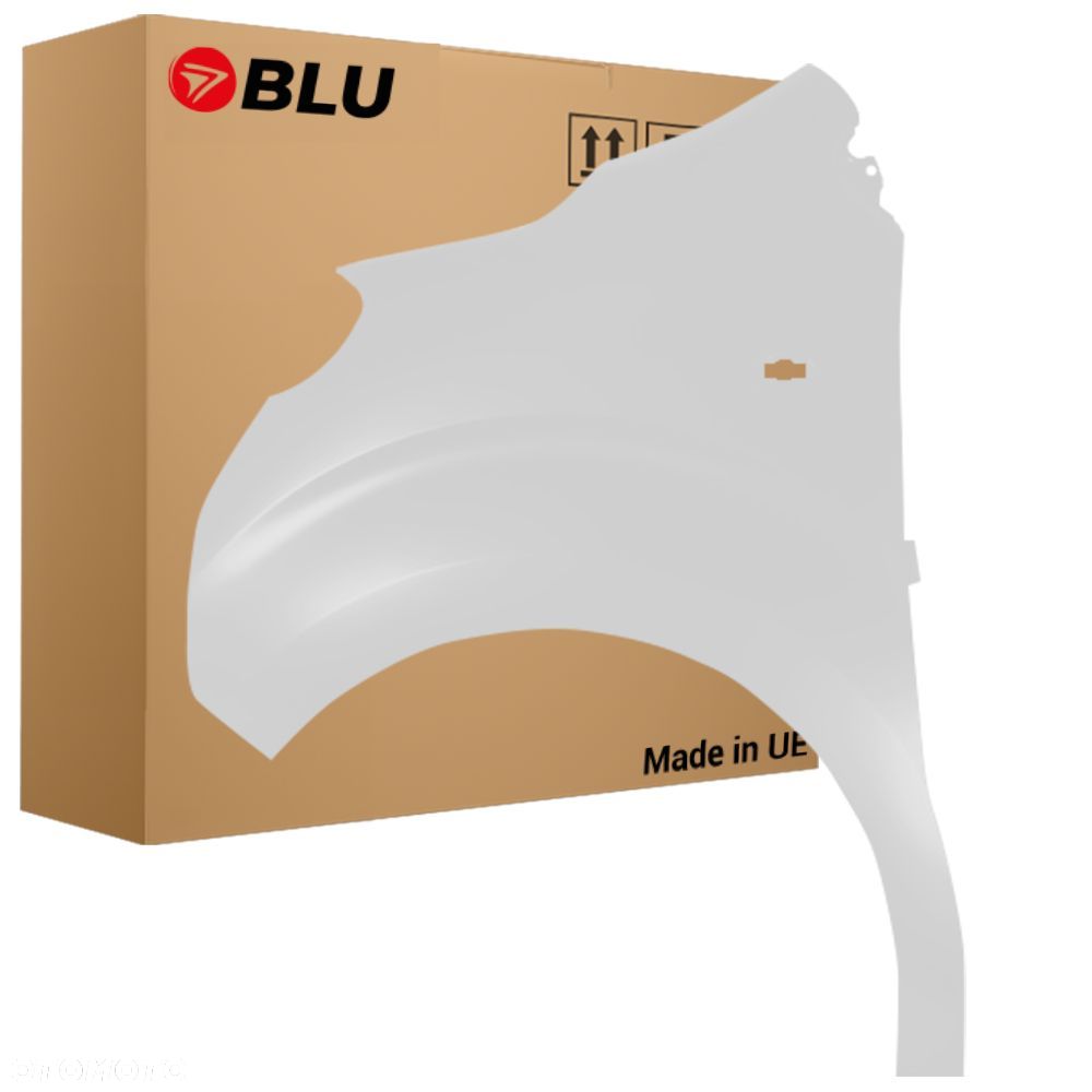 BLU Błotnik PEUGEOT TRAVELLER EWP lewy biały 2016-2025 przód Polar White solid - 1