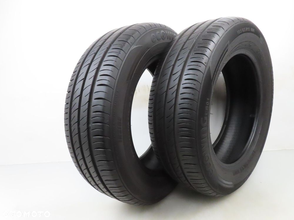 2x 185/65R15 OPONY LETNIE UŻYWANE Kumho Ecowing ES01 88H - 1