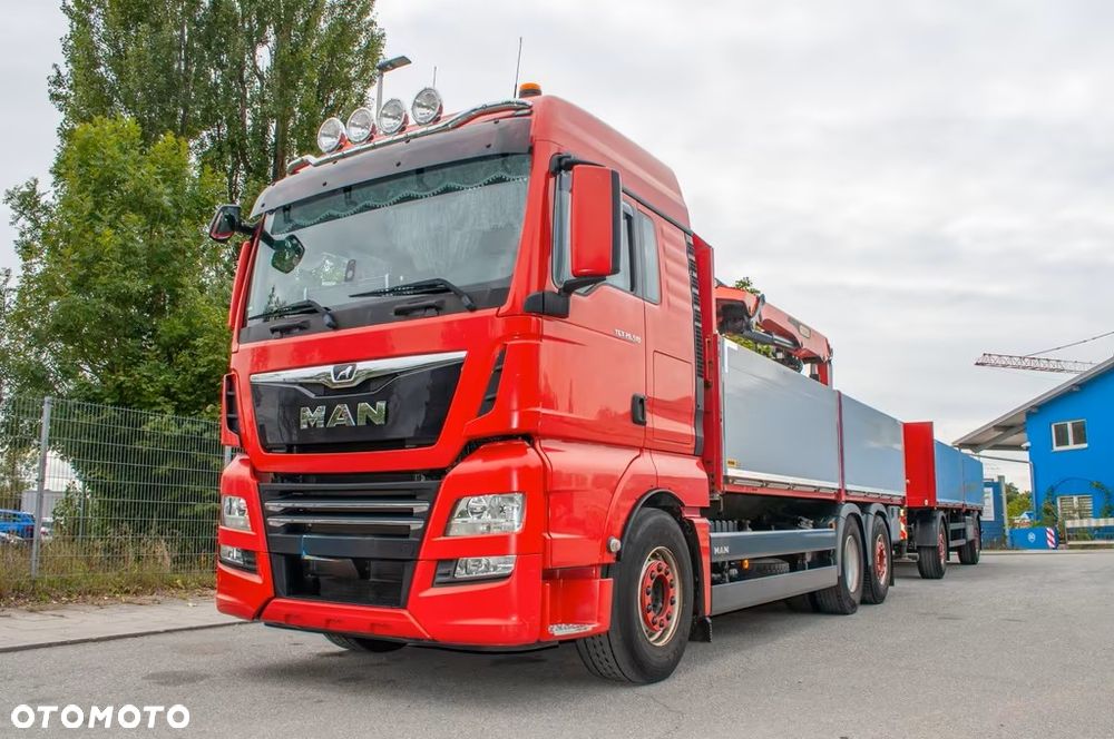 MAN TGX 26.510 + przyczepa  Schwarzmüller T-Serie | HDS Palfinger  PK 20.501L TEC3 | oś podnoszona i skrętna - 2