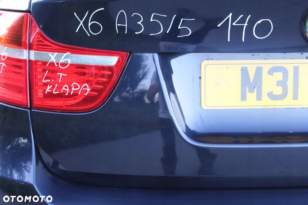 TYLNA KLAPA BAGAŻNIKA BMW X6 E71 A35 MONACOBLAU - 5