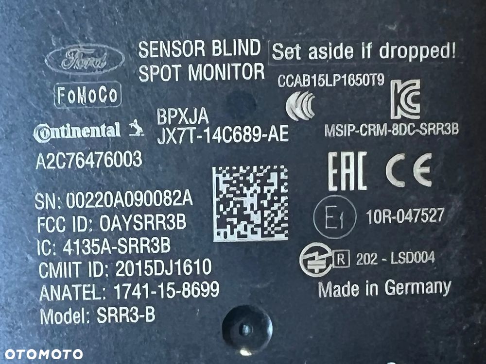 MODUŁ STEROWNIK RADAR ASYSTENT BLISS KOMBI LEWY PRAWY TYŁ FORD FOCUS MK4 JX7T-14C689-AE - 4