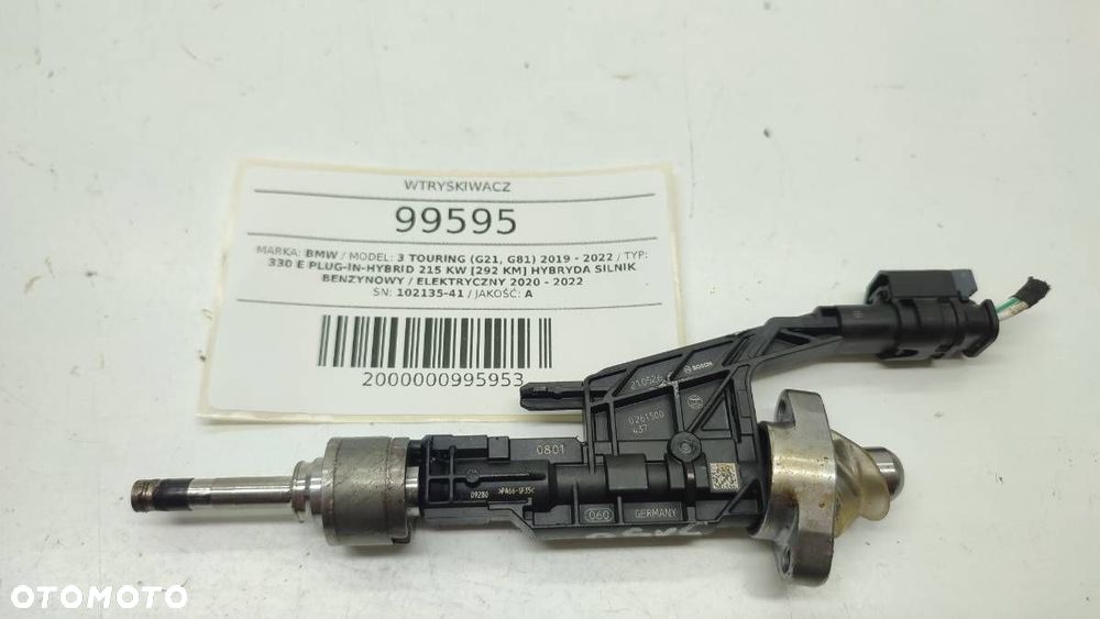 WTRYSKIWACZ PALIWA 102135-41 BMW G20 G21 330E 2021 - 3